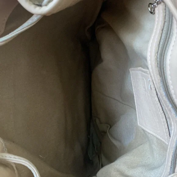 Coach Vintage Khaki Monogram Logo And Leather Backpack - Picture 5 of 8